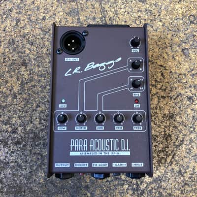 L.R. Baggs Para DI Acoustic Guitar Preamp/DI with 5-band EQ image 1