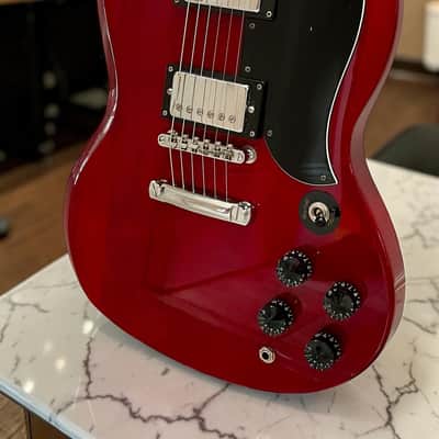 Epiphone SG G-400 - Cherry Red (Made in Korea) inc. aftermarket gigbag image 3