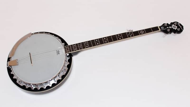 Epiphone MB-200 5 String Banjo Red Mahogany Brown w/ Eagle | Reverb
