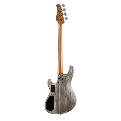 Cort GB-MODERN 4-String OPCG Electric Bass w/case Open Pore Black / Charcoal Grey image 12