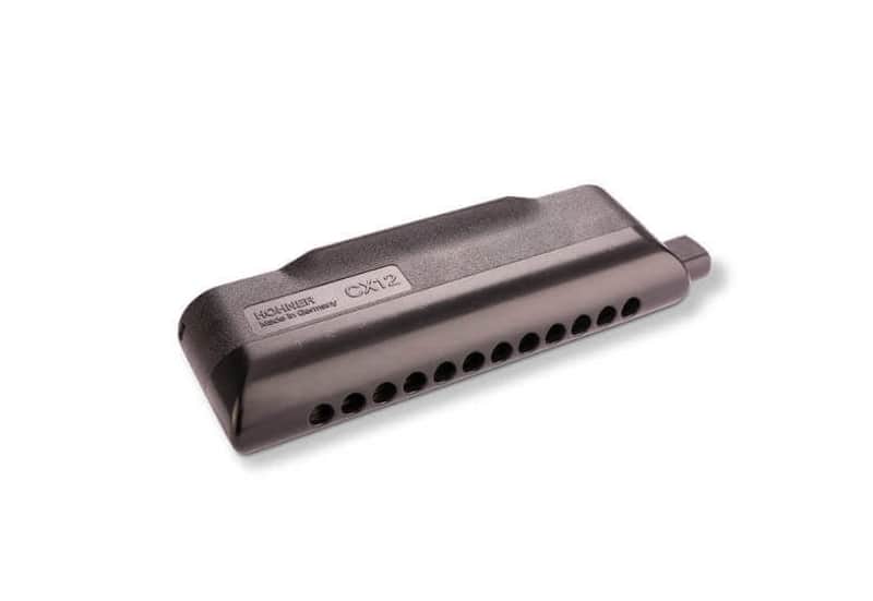 Hohner CX12 Series Black Key of C Chromatic Harmonica Armonica Cromatica Worldship Authorized Dealer image 1