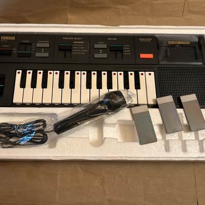 Yamaha TYU-40 80s RARE 25-key Mini Synthesizer MINT Condition in box with Microphone and 3 song cards image 15