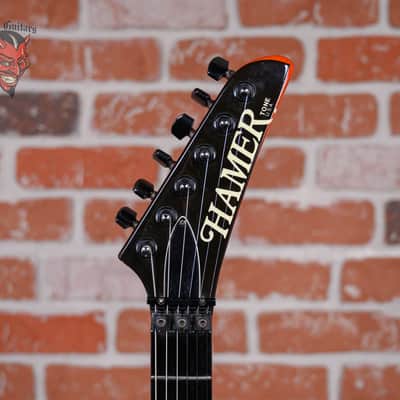 Hamer Californian Set Neck Flame Maple Top Antique Burst 1992 w/OHSC image 9