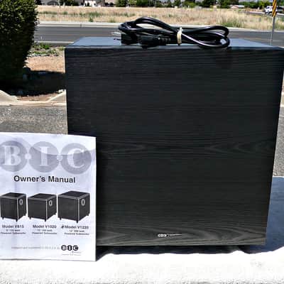 B. I. C America ​Venturi Model V1220 ​200 Watt Powered Subwoofer - Excellent Condition with Owners Manuals - PV Music Home Audio / Electronics Shop Inspected​ ​/ Serviced ​/ Tested - Works / Sounds / Functions / ​Looks Great image 24