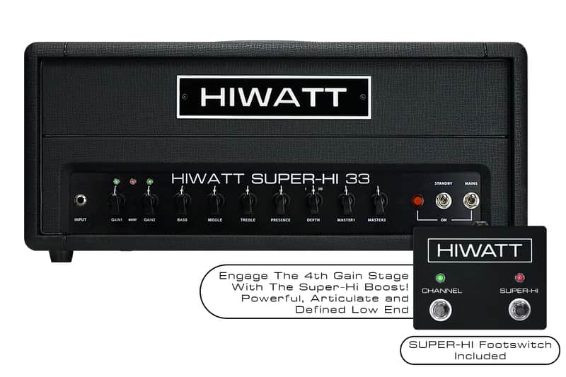 Hiwatt Super Hi 33 2026 - Black image 1