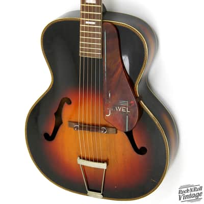 1950's Eddie Marwin Jewel Archtop Sunburst By Harmony image 1