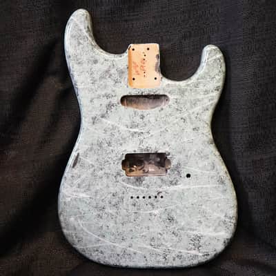 1993 ESP Japan Custom Shop Strat Alder Body - Marble Paint image 4
