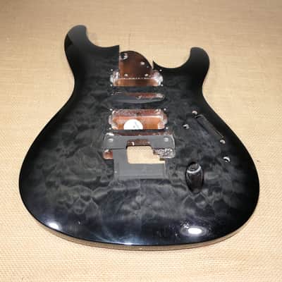 Body Gray, Genuine 2011 Ibanez S570DXQM Mahogany w/ quilted maple top image 4