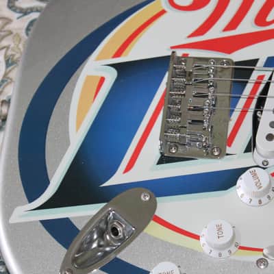 Fender Squier Miller Beer Stratocaster Miller Lite beer logo model show piece image 6