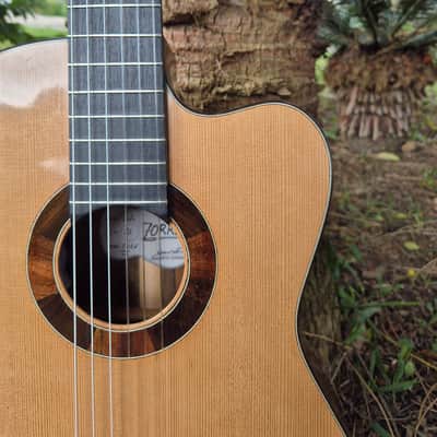 Made to order Handmade Guitar Crossover Solid Woods Brazil French Polish image 12