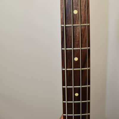 2017 Squier Vintage Modified Jaguar Bass Special SS, Silver image 7