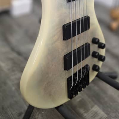 AIO S8-5 5-String Bass Guitar - White Burst GS-054 image 12