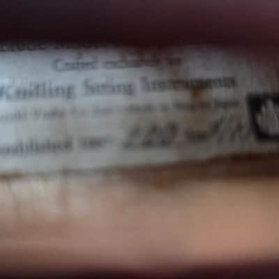 Suzuki Etude No. 220 size 1/16 violin, Japan. Good playing condition image 2
