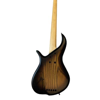 F Bass BN5 DELUXE 2020 - MATTE VARNISH - ANTIQUE BROWN BURST / BLACK GRAIN ENHANCE image 8