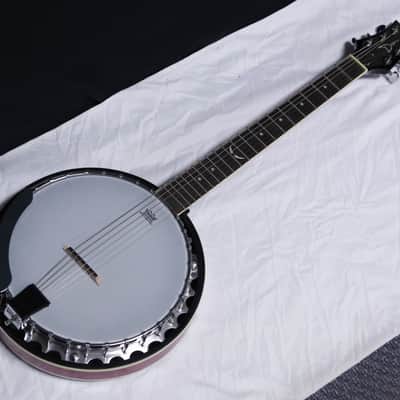 DEAN Backwoods BW6 6-string acoustic resonator BANJITAR Banjo GUITAR new w/ CASE imagen 2