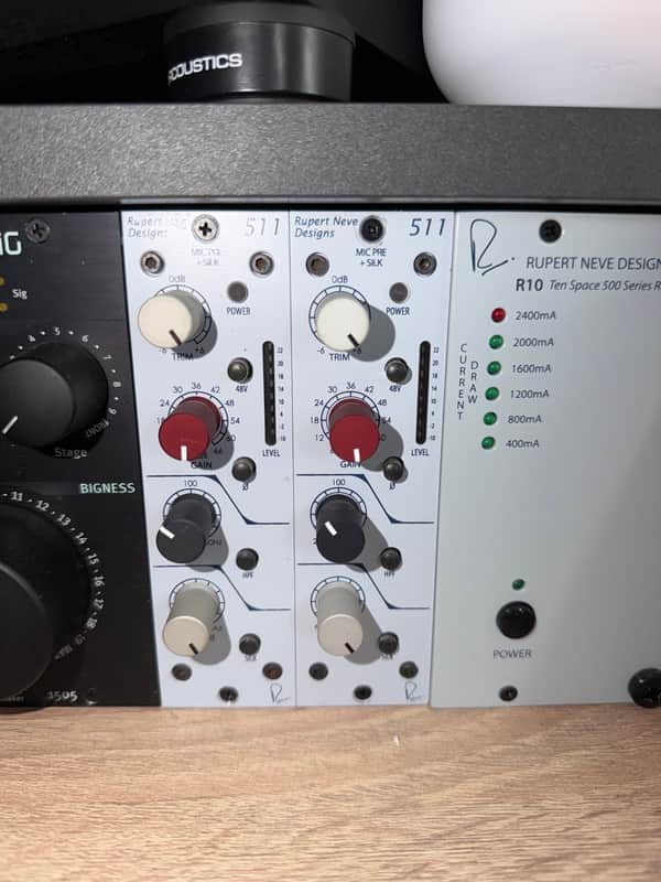 Rupert Neve Designs Portico 511 500-Series Mic Pre Module with Silk 2013 - Present - White image 1