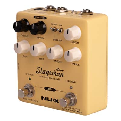 NuX Stageman Floor Acoustic Pre-Amp Pedal w/ 60-Second Looper image 5
