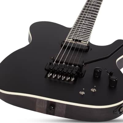 Schecter PT FR-S SLS Elite Evil Twin - Satin Black (1383) image 15