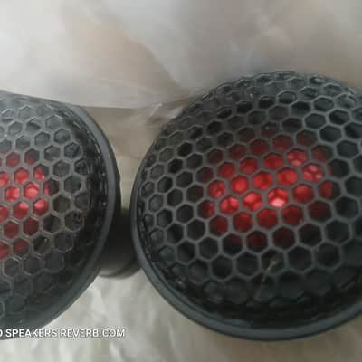 TWEETERS HUIGH OUTPUT CICADA MOTORCYCLE TWEETERS NEODYMIUM TITANIUM PAIR 4 OHM SHREDDERS! image 1