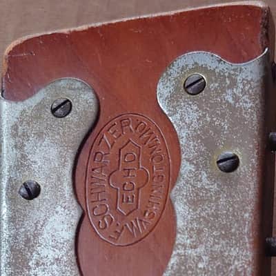 Rare Schwarzer Model 120 "Echo" bowl back mandolin Circa 1900 image 10