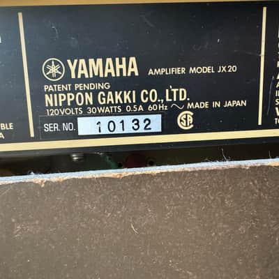 Yamaha JX20 - Guitar Amp Combo image 6