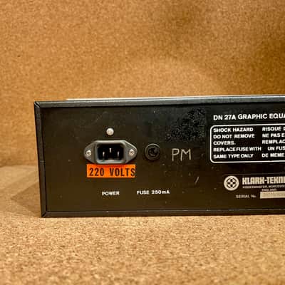 Klark Teknik DN27A Graphic Equaliser – 1970s – RARE – Serviced – Warranty image 9