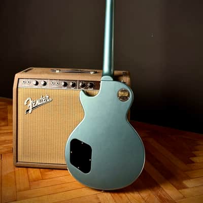 2015 Gibson Joe B. Bonabyrd Les Paul Antique Pelham Blue Signed image 12