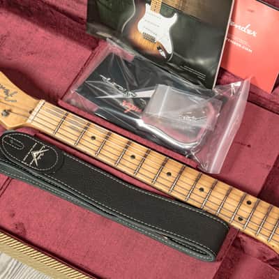 Fender - Custom Shop 1954 Journeyman Relic® Telecaster® Electric Guitar - 1-Piece Rift Sawn Maple Neck Fingerboard - Aged Nocaster® Blonde - with Deluxe Hardshell Case - x7541 (9236091068-1) image 25
