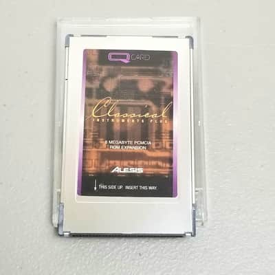 Alesis "Classical Instruments Plus" Q Card for Quadrasynth/QS/QSR Keyboard/Module series - (fair offer??)