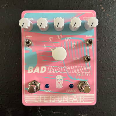 LIFE IS UNFAIR Bad Machine - Reverb Exclusive Pink/Blue/White image 2