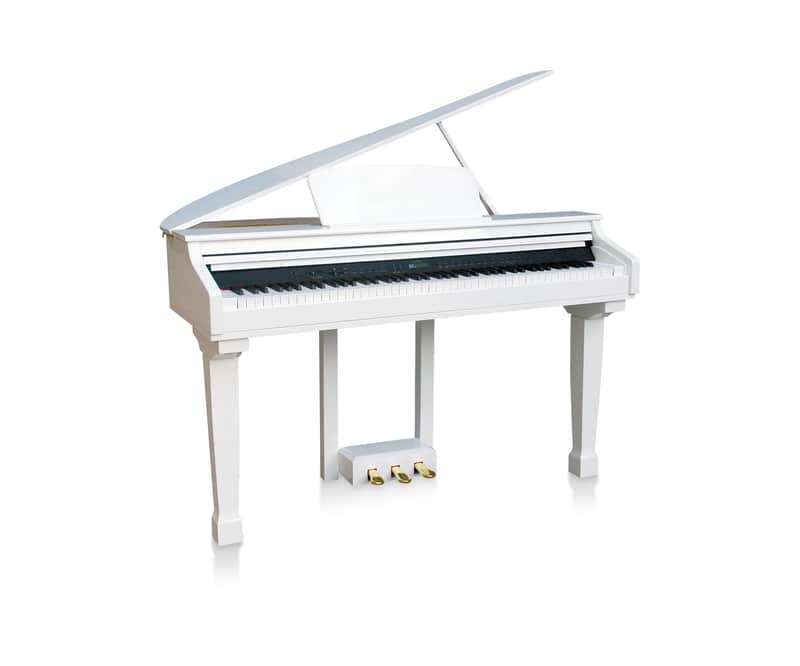 Delson  DELSON GRAND PIANO de salon 8895 Blanc Brillant blanc image 1