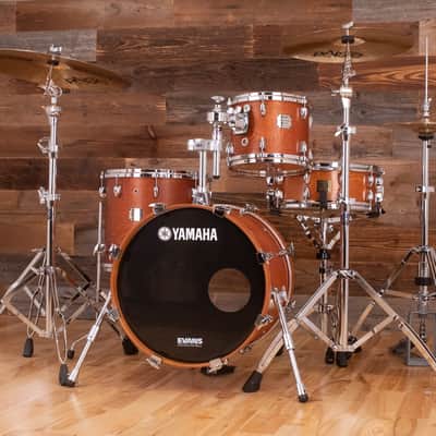 Yamaha Birch Custom Absolute 3 Piece Drum Kit, Vintage Natural (Pre Loved) image 2