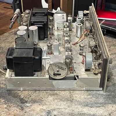 The Fisher 800-B stereophonic tube receiver non functioning as is for parts or restoration image 10