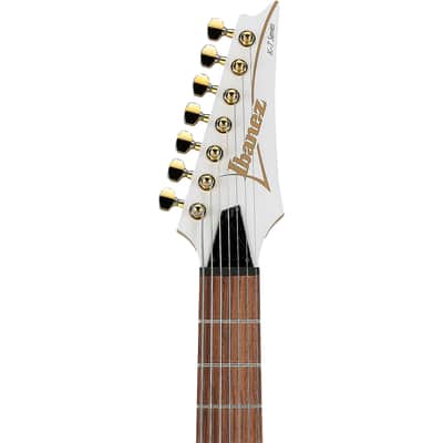 Ibanez K7YANG Brian "Head" Welch Korn Signature 7-string Guitar - Matte White image 2