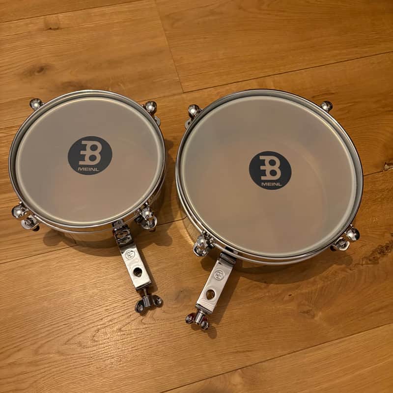 Meinl MIT810CH 8” & 10” Mini Timbales – Chrome 2026 - Chrome image 1