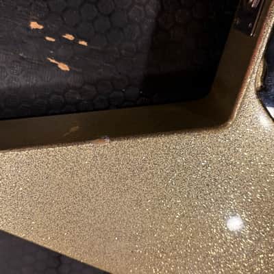 John Birch Custom made Star Guitar 1980’s - Gold Sparkle image 6