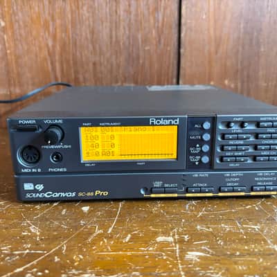 Roland SC-88pro SC88 Pro SOUND Canvas General MIDI sound modules New battery image 2