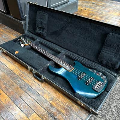 G&L USA El Toro Bass Guitar 1985 Transparent Blue w/Original Hard Case image 19