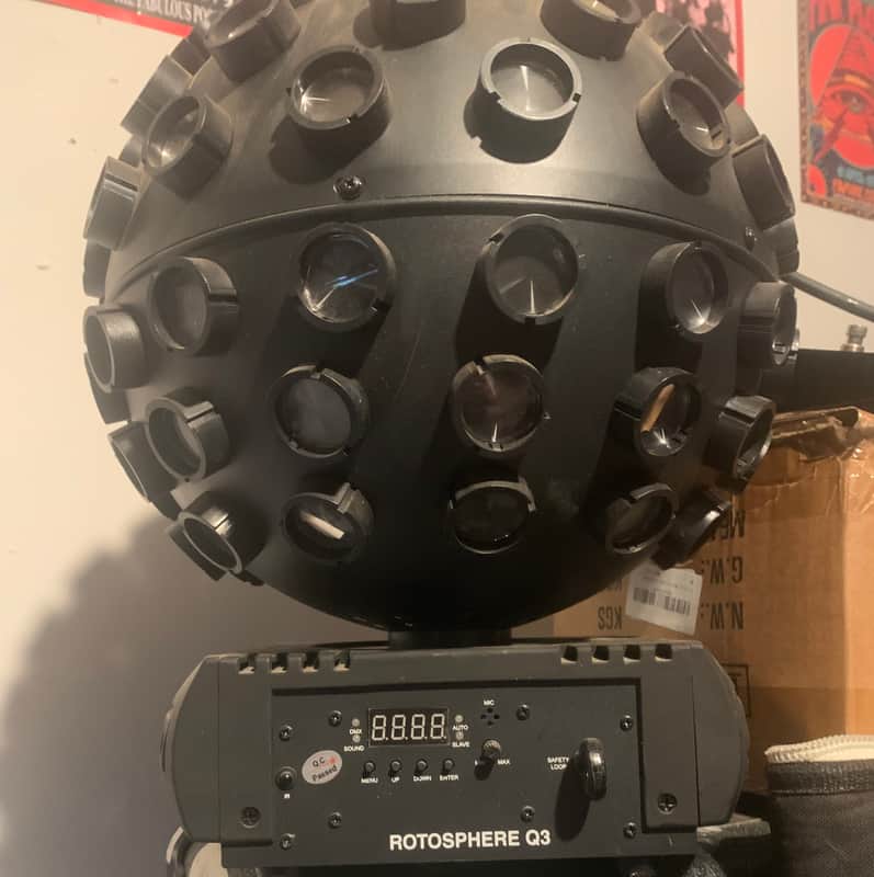 Chauvet Rotosphere Q3 LED Mirror Ball Effects Light