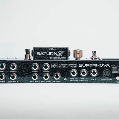 Saturn Pedals - Supernova - Advanced Effects Switcher & Controller +  Oxygen Buffer - Galactic Black image 3