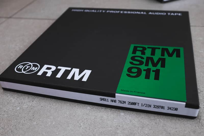 RTM SM911 1/2” 762m NAB tape image 1