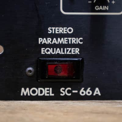 Ashly SC-66A (SC66A) Vintage Stereo Parametric Equalizer 2-Channel EQ U287514 image 5
