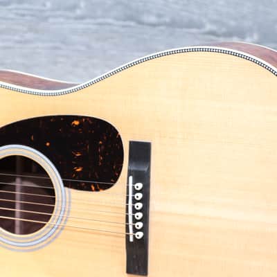Martin O'ahu HG-28 Solid Flamed Hawaiian Koa HG-14 Fret Acoustic Guitar w/Bag image 4