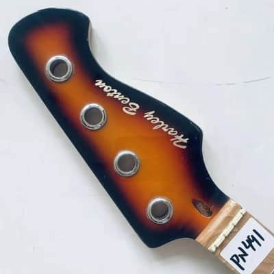 Sunburs Harley Benton 4 String Bass Maple Neck, 21 Frets image 2