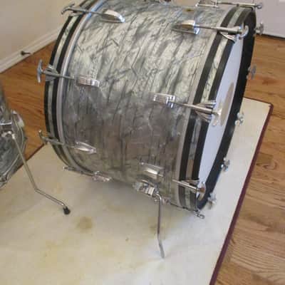 Vintage Ludwig Super Drums, Sky Blue Pearl, Date Stamped 1967 - Outstanding! image 10