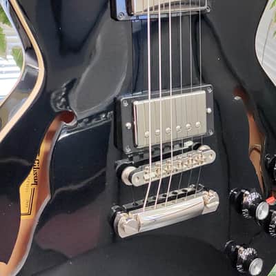 Gibson ES-235 2019 Gloss Ebony Semi-Hollow Electric Guitar image 5