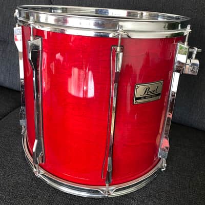 Pearl BLX tom 16x14” 1988 - Sequoia red image 5
