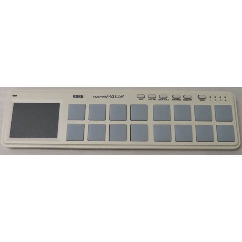 Korg Used nanoPAD2 Slim-Line USB Pad Controller (White) image 1