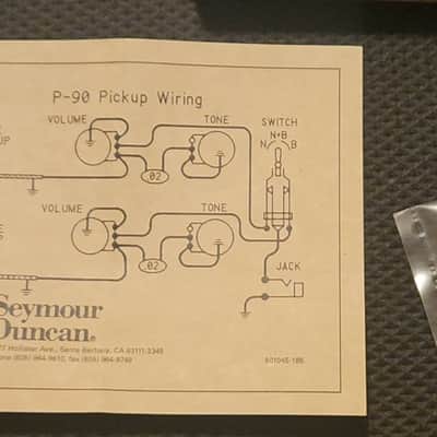 Seymour Duncan Antiquity P90 Bridge Pickup Aged Black Vintage Soapbar image 5