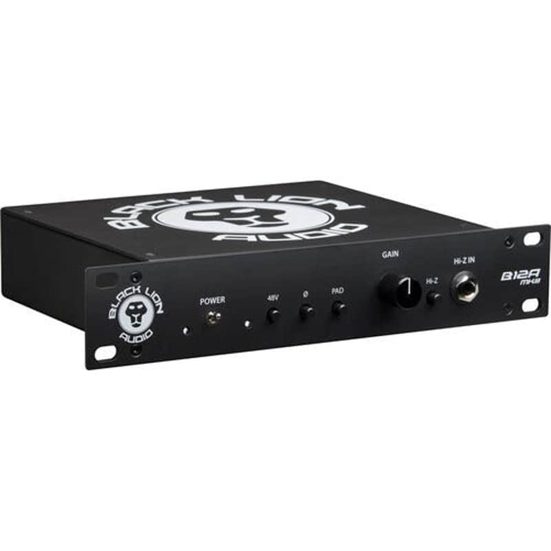 Black Lion Audio B12AMK3 Half-Rack American-Styled Microphone Preamp image 1